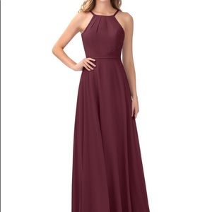 Wine colored floor length dress! Brand new!
